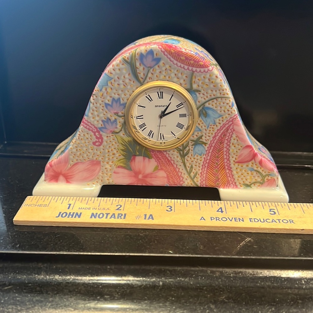 Vintage Limoges Rochard clock